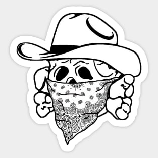 Bandit n'wah Sticker